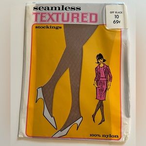 Vintage textured stockings